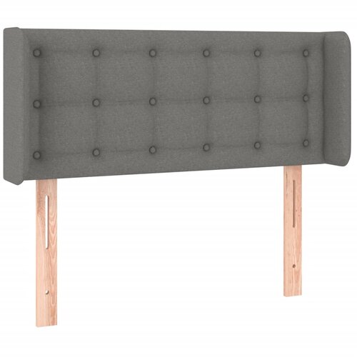  LED uzglavlje tamnosivo 103x16x78/88 cm od tkanine Slike