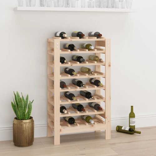  Stalak za vino 61,5x30x107,5 cm od masivne borovine Cijene