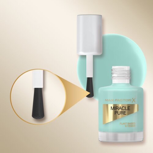 Max Factor Miracle Pure dolgoobstojen lak za nohte odtenek 840 Moonstone Blue 12 ml Slike