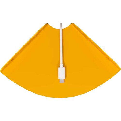  Lebdeća polica s policom s pohranom 4 pcs Žuta 15 x 15 x 2 cm - žuta boja senfa 15 cm 4 Slike