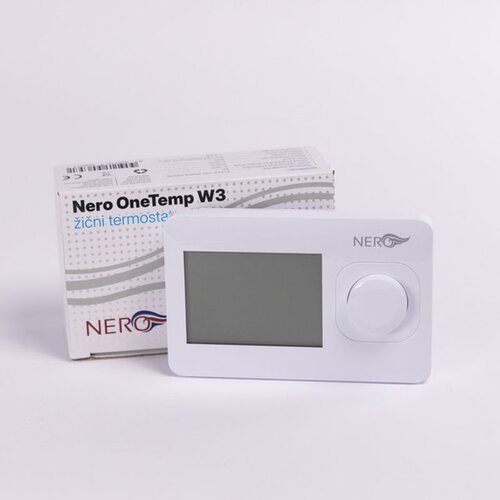 Nero Sobni termostat žičani dnevni W3 beli Cene