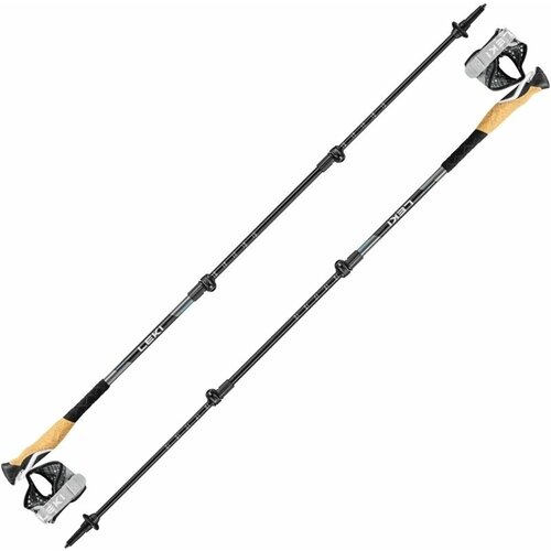 Leki Cross Trail Lite TA Black/White/Light Blue 100 - 135 cm Slike