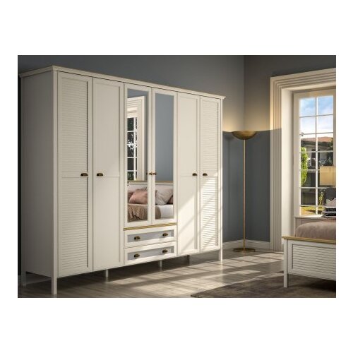 Hanah home Ormar u krem - sivoj boji FRN 21007 Cene