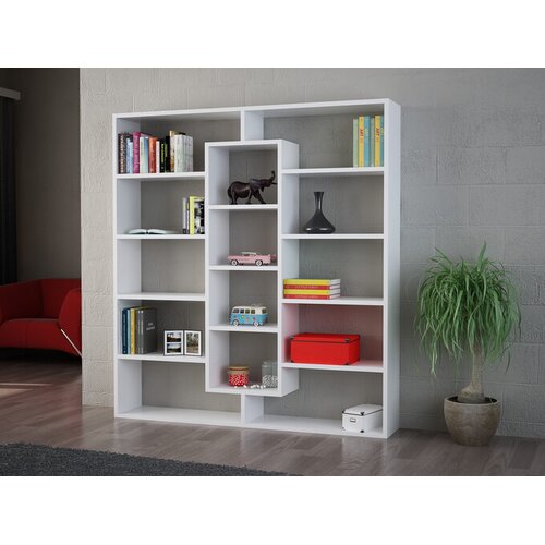 Hanah home polica za knjige - bela Slike