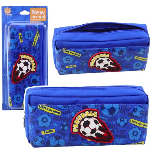  Case School Organizer with Football Blue Cene