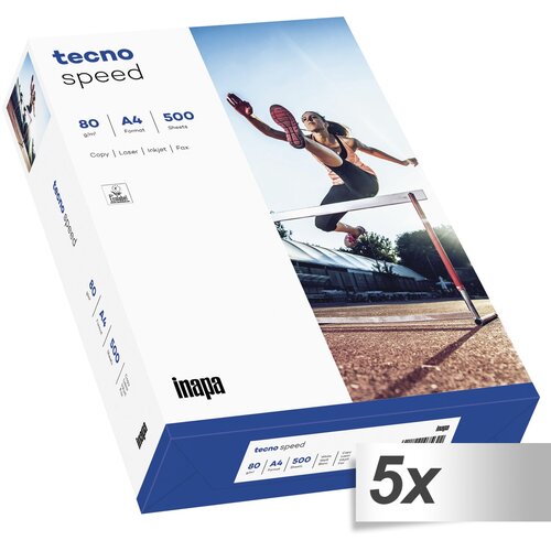 Tecno 5x 500 Sheets speed A 4 80 g Universal Paper white Cijene