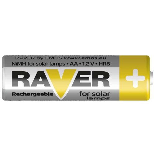 Raver 2 kom Punjive AA baterije RAVER NiMH/1,2V/600 mAh Slike