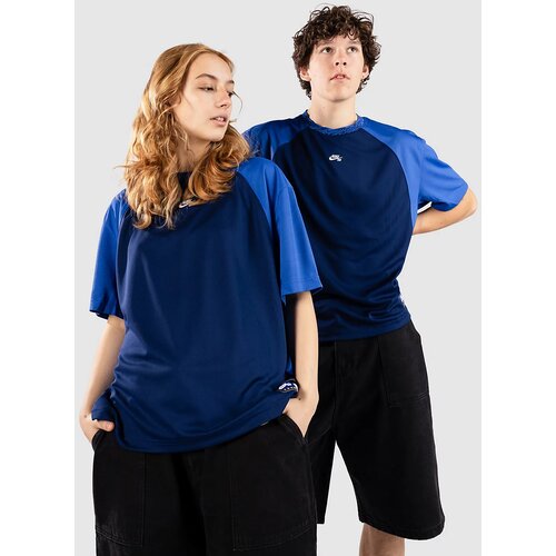 Nike SB Df Knit Jrsy T-shirt blue void / game royal / whit Slike