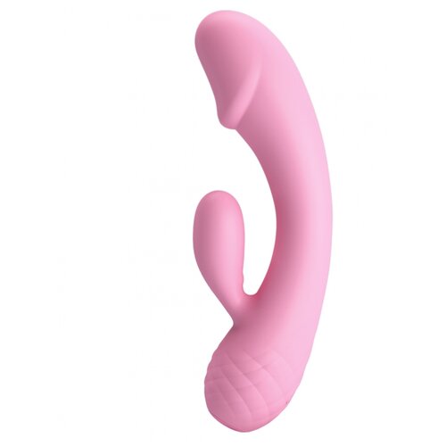 Pretty Love Vibrator sa dodatkom za klitoris Ron, 12 funkcija, Roze Slike