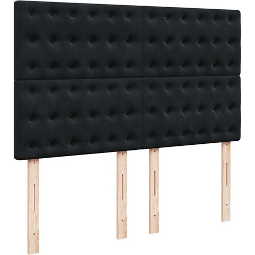  Krevet s oprugama i madracem crni 140 x 190 cm bar&amp;scaron;unasti Slike