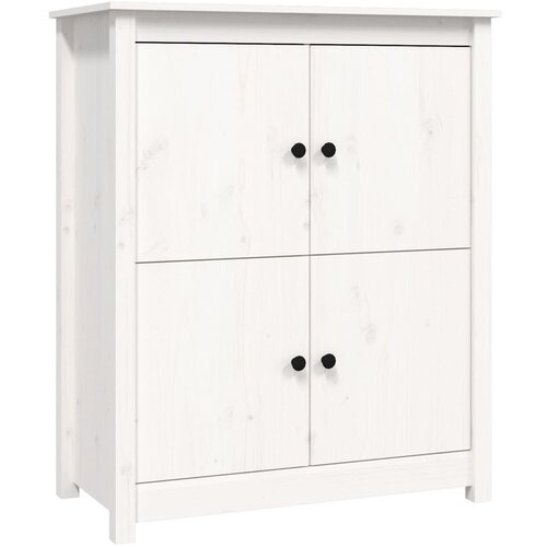 Maison Chic Komoda - Predalnik bela 83x41,5x100 cm trdna borovina, (21716458) Slike