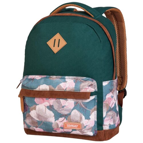 Target CANVAS Floral Green 26777 - Šolski nahrbtnik, šolska torba Cene