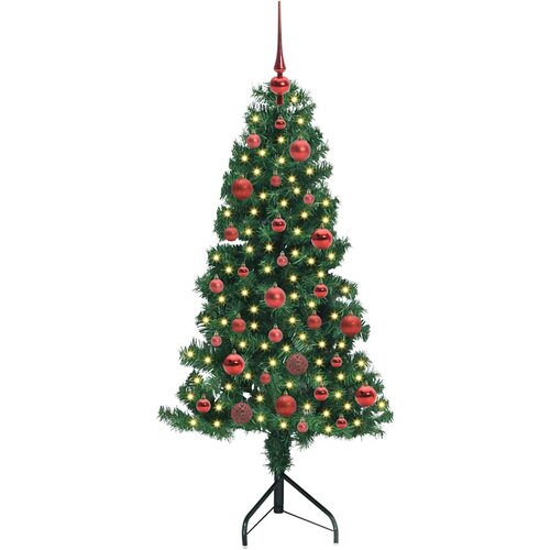  Korner Umjetno Božićno Drvo Zelena 150 cm PVC i metal Slike