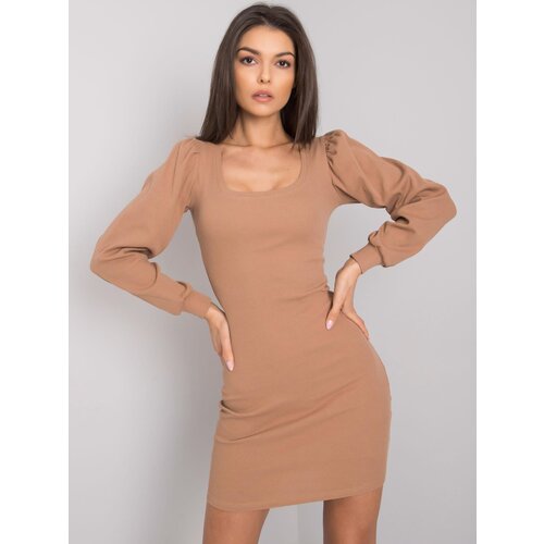 RUE PARIS Dress-RV-SK-7280.34X-camel Cene