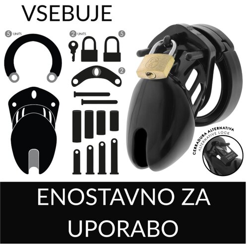 Addicted Toys Locked kletka za penis addicted toys obsidian hold (s) Slike