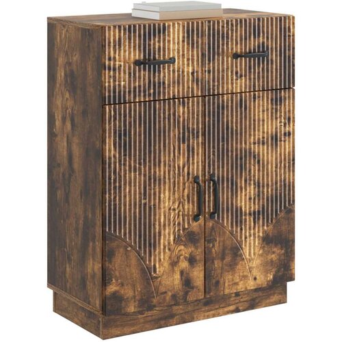  Kreveta Dimljeni hrast 66 x 34 5 x 87 cm Konstruirano drvo Slike