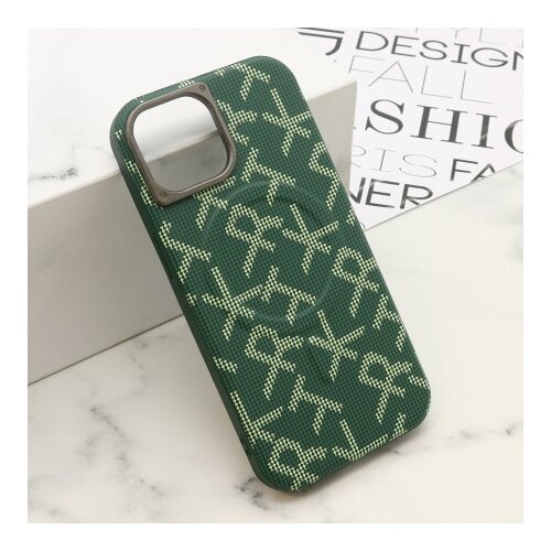 Magsafe Futrola monogram za iphone 15 (6.1) zelena ( F125069 ) Slike