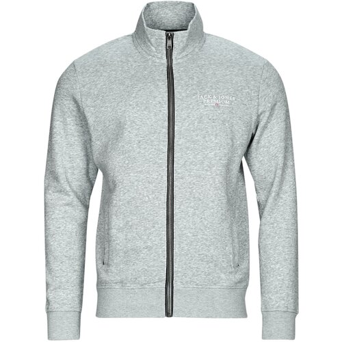 Jack &amp;amp; Jones JPRBLUARCHIE SWEAT ZIP HIGH NECK Siva Slike