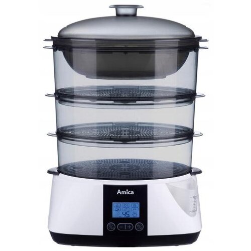 Amica Parni Lonec PT 3011 Bel, 900W, 3 Ko&scaron;are, (5000119109) Cene