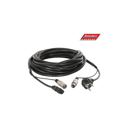Kabal PD Connex, CX10-15 AUDIO COMBI CABLE SCHUKO &amp;ndash; XLR F / IEC F &amp;ndash; XLR M 10M, 176.749 Slike