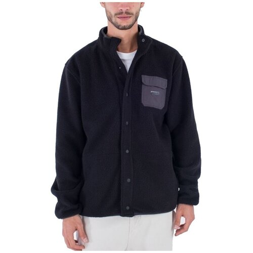 Hurley Puloverji WOODLAND BURRITO SNAP FL Črna Cene