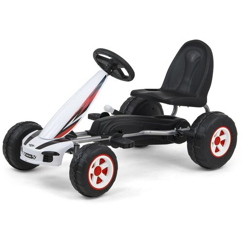 Milly Mally dječji karting na pedale Viper bijeli Slike