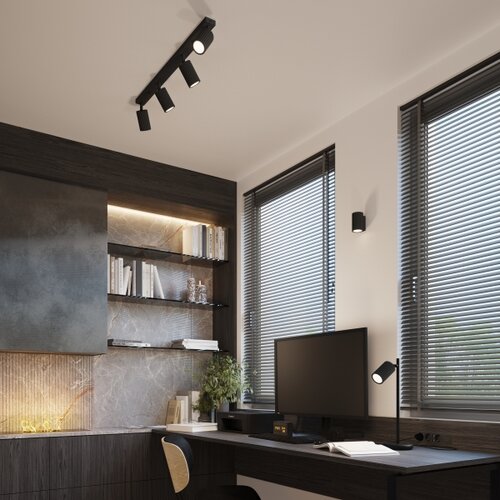  Brilagi - LED zidno svetlo CRESTO 1xGU10/10W/230V 10 cm crno Slike