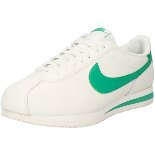 Nike Sportswear Nizke superge 'Cortez' smaragd / off-bela