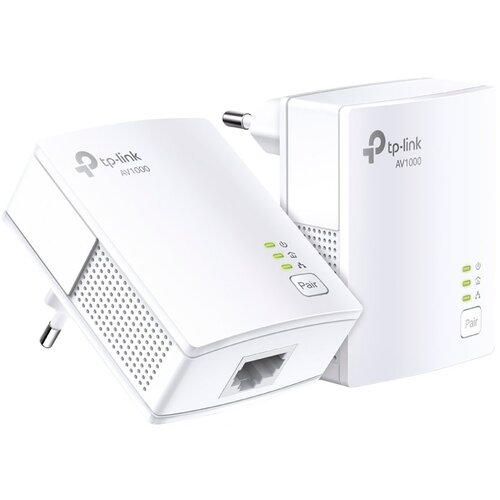 Tp-link AV1000 Powerline Starter Kit, Broadcom, 1 Gigabit Port, 1000Mbps Powerline, HomePlug AV, New... Cijene