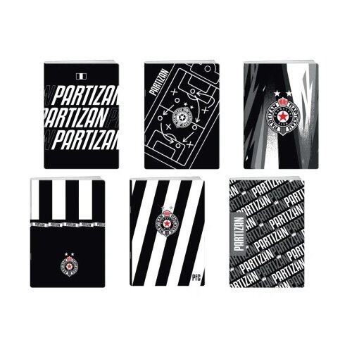 Best Buy premium sveska sa uv lakom partizan a5 karo 50 lista ( 301100 ) Slike