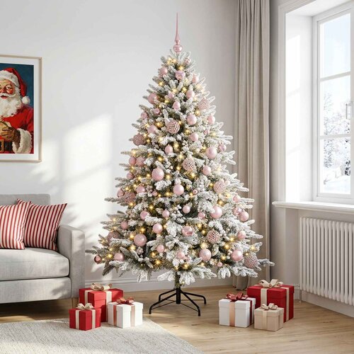  Umjetno božićno drvce s kuglicom 210 cm 300 LED lampica Cene