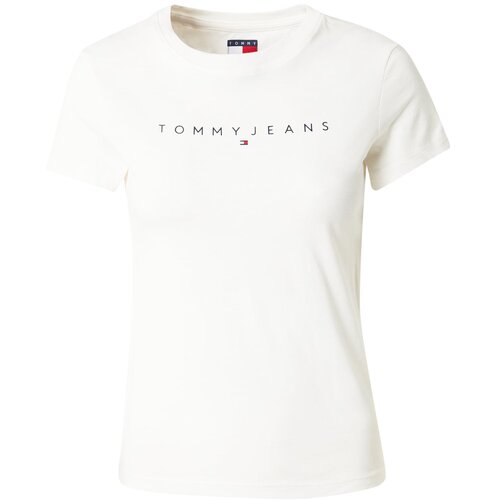 Tommy Jeans Curve Majica mornarska / bela Slike