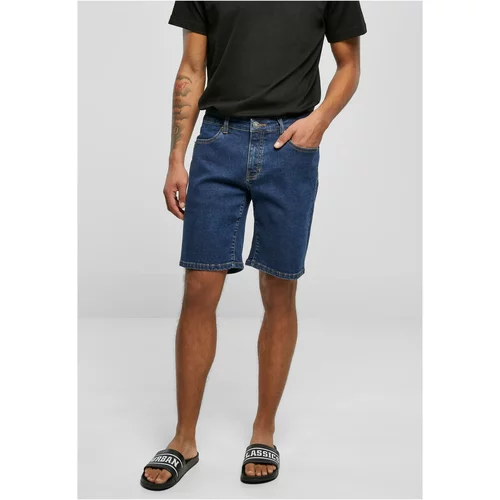 UC Men Relaxed Fit Jeans Shorts mid indigo washed