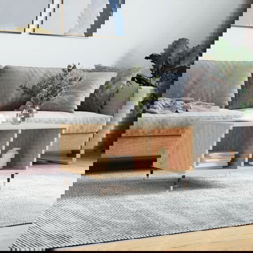VidaXL Stolić za kavu boja hrasta 60 x 50 x 36 5 cm konstruirano drvo Slike