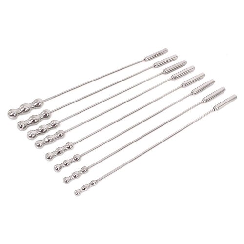 Kiotos Steel Urethral Sound Dilator Beads 8 Pcs Set Cene