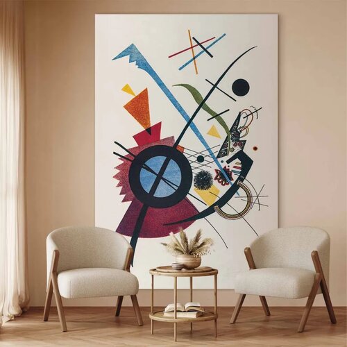  XXL slika - Wassily Kandinsky &amp;ndash; Violett 133x200 Slike