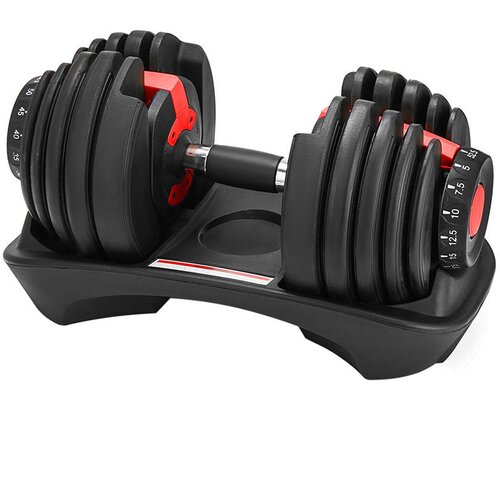 Timeless Tools Nastavljiv set dumbbellov 24 kg s pladnjem za shranjevanje za domače vadbe, (5000346888) Cene