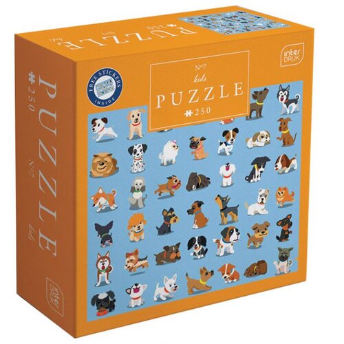 Puzzle 250 KOM KIDS 7 DOGS INTERDRUK Cene