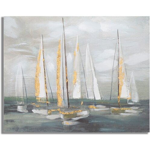 Mauro Ferretti Slika 100x80 cm Gold Boat - Mauro Ferretti Slike