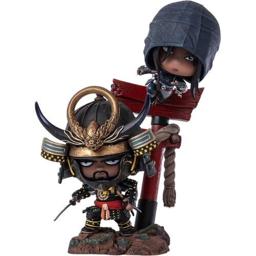  Assassins Creed Shadows Naoe in Yasuke Qlectors zbirateljska figura 15cm Slike