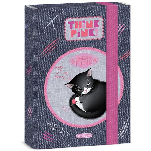 Ars Una Think Pink slatka kutija za bilježnice s mačićima A/5 Cijene