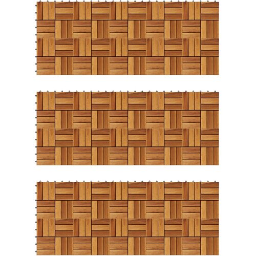 VidaXL Po&amp;scaron;čice iz akacije 30 x 30 cm set 30 kosov Slike