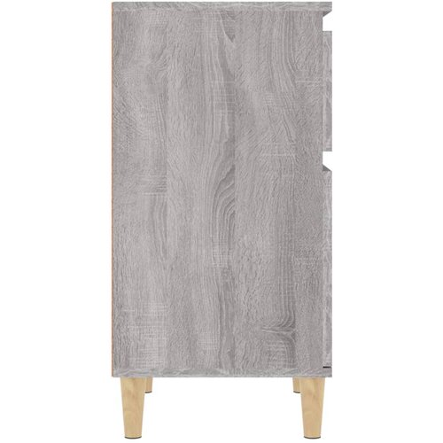  Noćni ormarići 2 kom boja dimljenog smeđi 40x35x70 cm Slike