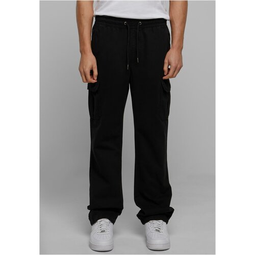 UC Men Cotton Cargo Pants black Slike