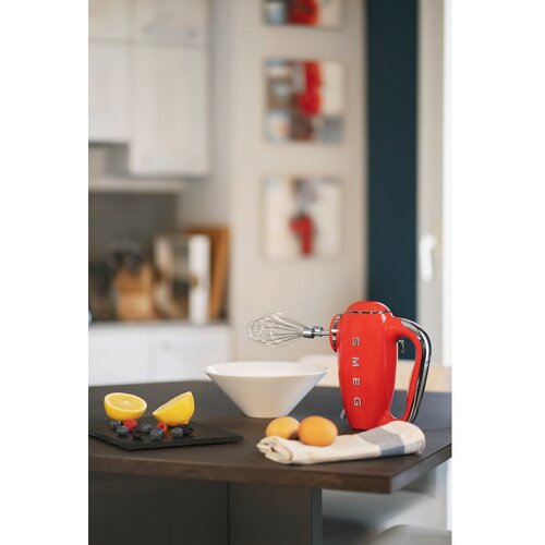 Smeg HMF01RDEU Handmixer 50&amp;#039;s Retro Style, Rot Slike