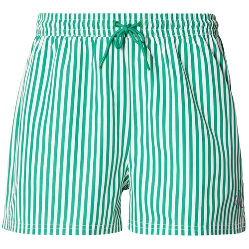 Calvin Klein Swimwear Kratke kopalne hlače zelena / bela Cene