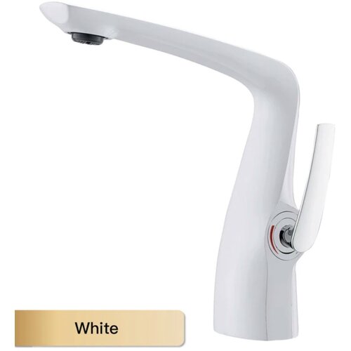  Deluxe moderna slavina za kupaonski umivaonik ELITE EDITION BS1531 | Premium linija<span> - </span>Bijela Cijene