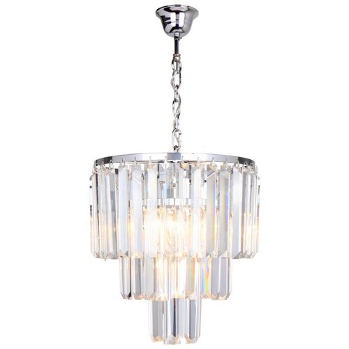 Zuma line 17106/3+1-CHR - Kristalni luster na lancu AMEDEO 4xE14/40W/230V Cene