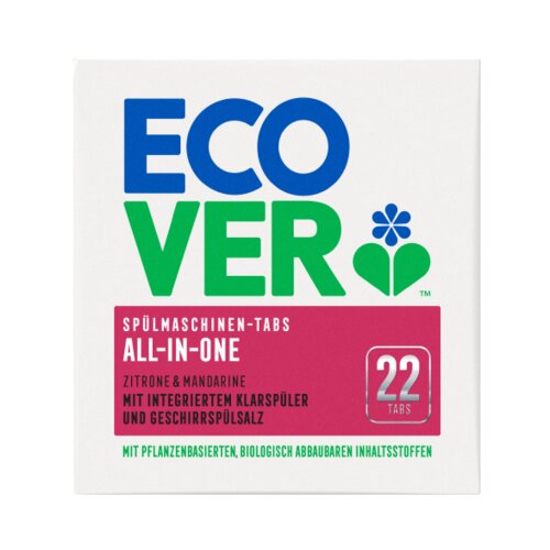 Ecover All-in-One tablete za strojno pranje posuđa - Limun & mandarina - 22 komada Cijene