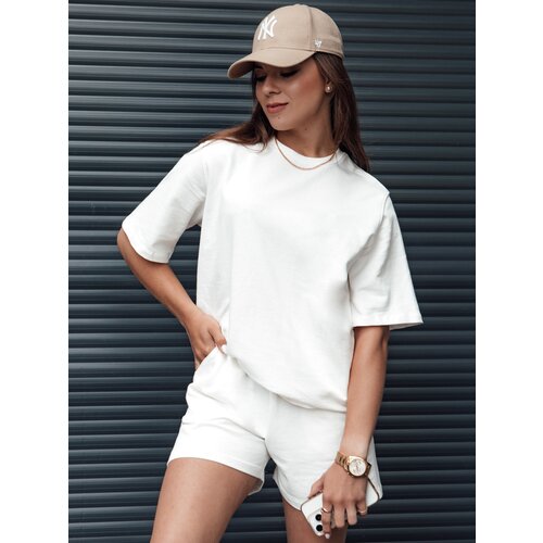 DStreet T-shirt damski SWAN ecru Slike